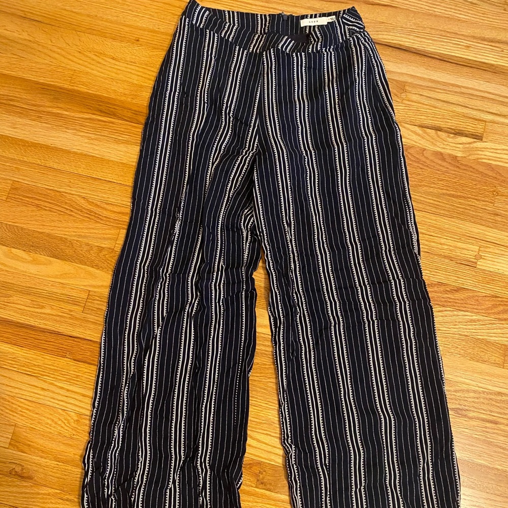 Striped relaxed pants